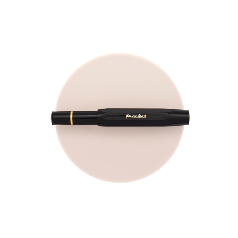 Kaweco Kaweco Piston Sport Classic Fountain Pen Black & Gold