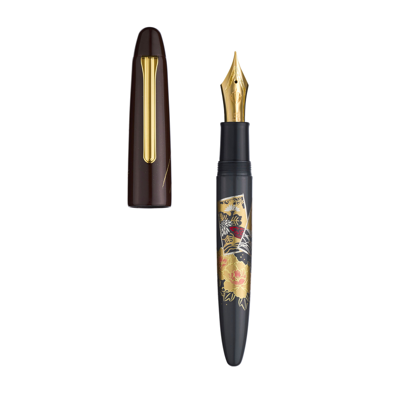 Sailor Sailor King of Pen Hanafuda Fountain Pen Tsukimi-de-ippai Limited Edition