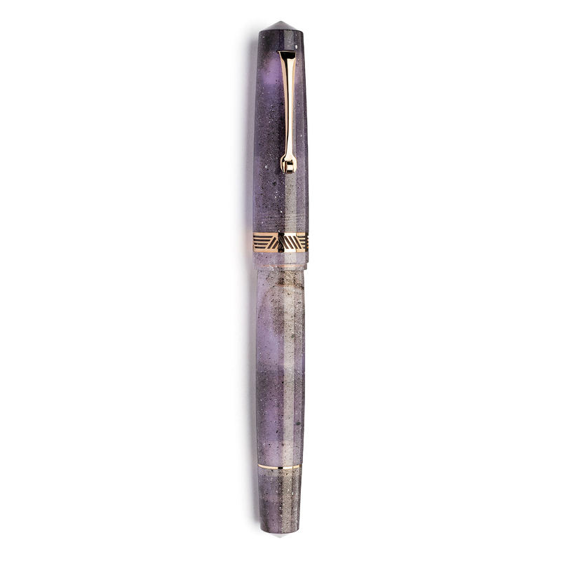 Leonardo Officina Italiana Leonardo Momento Magico Fountain Pen Amethyst & Rose Gold