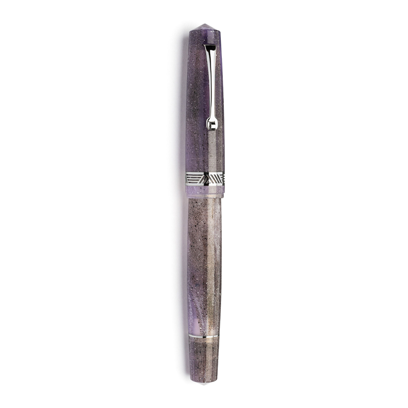 Leonardo Officina Italiana Leonardo Momento Magico Fountain Pen Amethyst & Rhodium