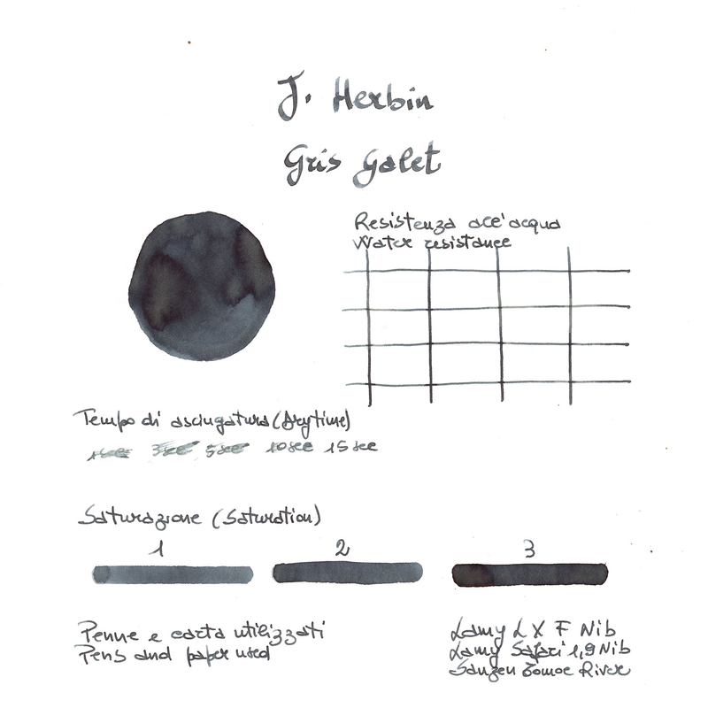 J. Herbin Herbin Gris Galet Ink Bottle 10 ml