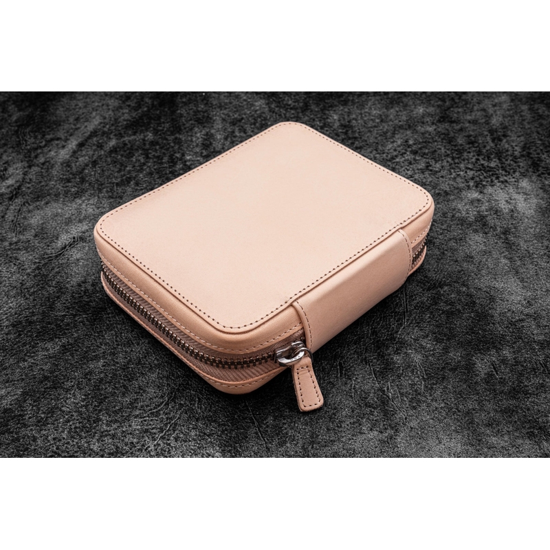 Galen Leather Galen Leather Expansi-Pouch Portapenne in Pelle 10 Posti Undyed