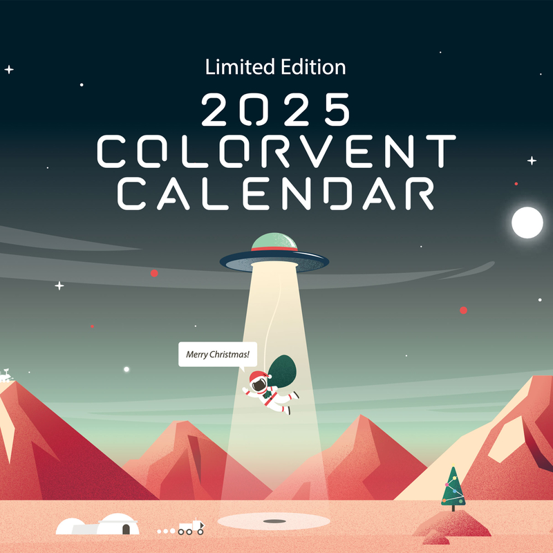 Colorverse Colorverse 2025 Colorvent Calendar Calendario dell'Avvento