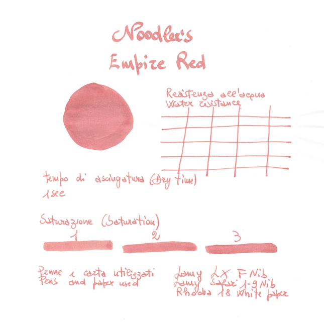 Noodler's Empire Red Ink Bottle 3 oz