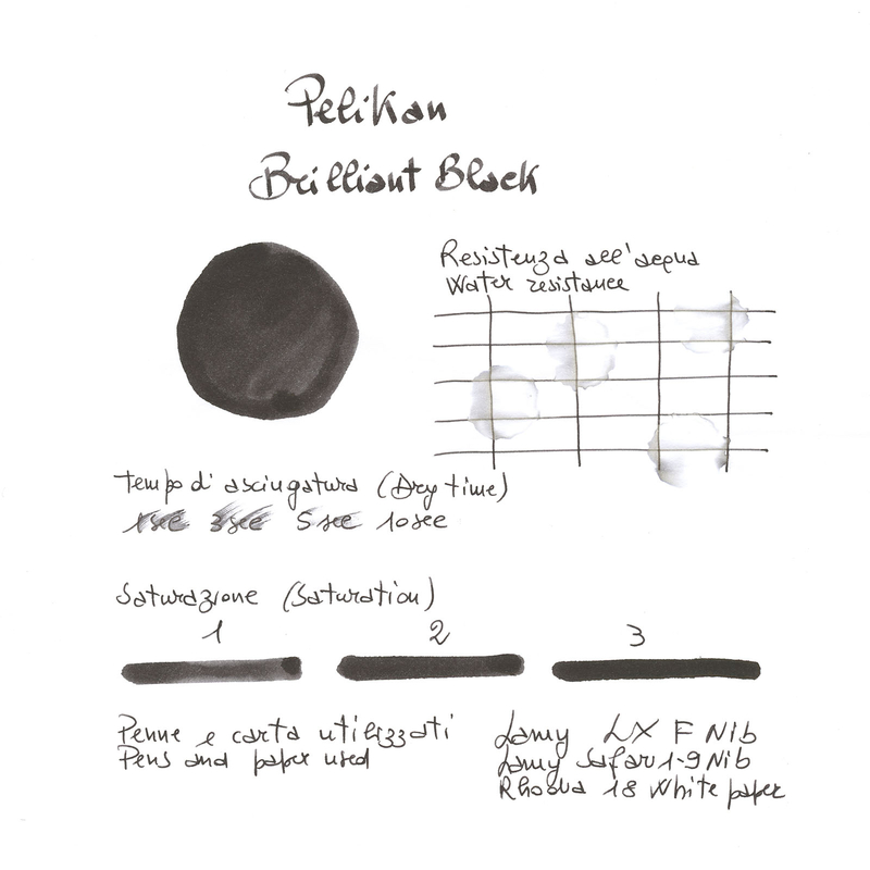 Pelikan 4001 Brilliant Black 5 Ink Long Cartridges