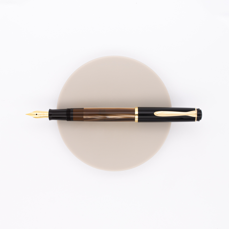 PELIKAN M200 Golden Beryl penna stilografica a stantuffo, pennino