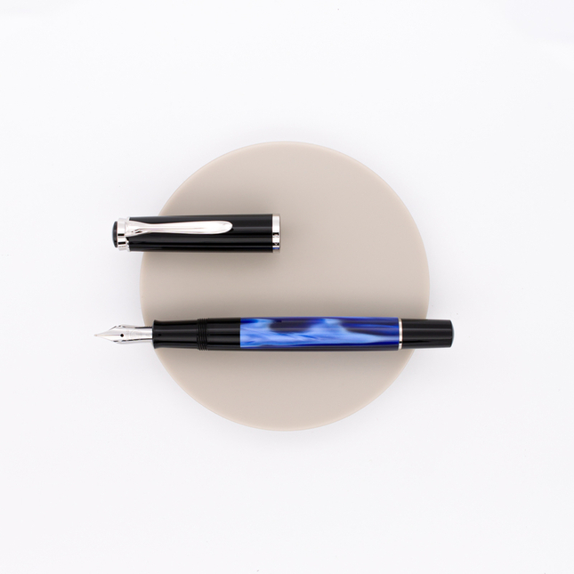 Pelikan Classic M205 Penna Stilografica Blue Marbled