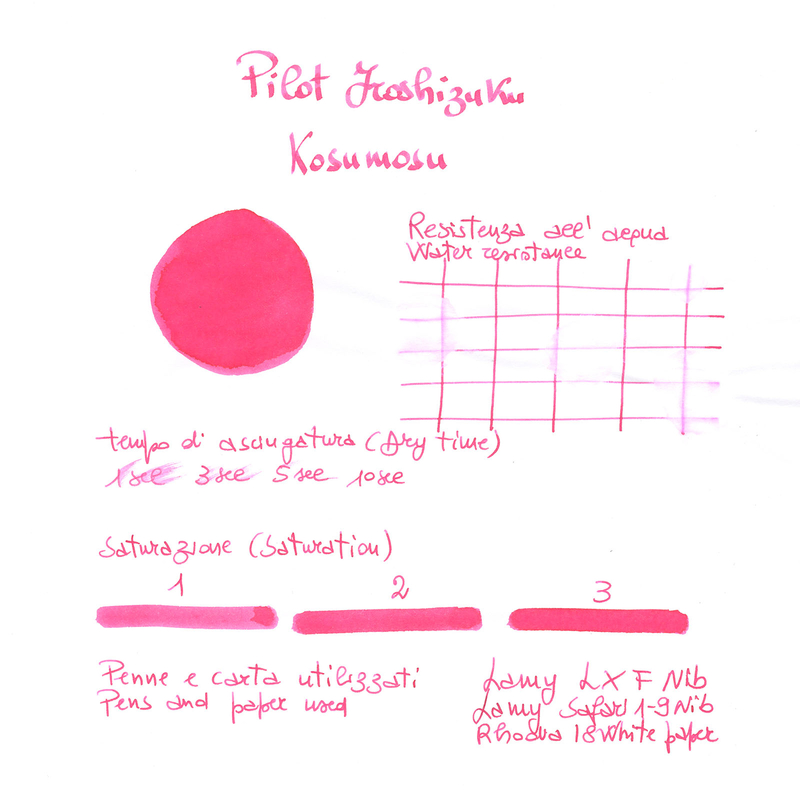 Pilot Iroshizuku Kosumosu Inchiostro 50 ml