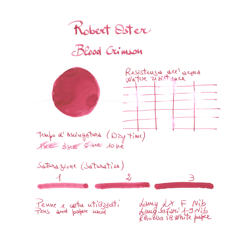 Robert Oster Blood Crimson Inchiostro 50 ml