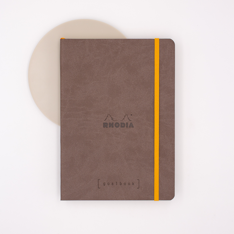 Rhodia Goalbook Notebook A5 Dot Chocolate