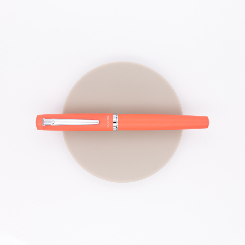 Platinum Procyon Fountain Pen Persimmon Orange