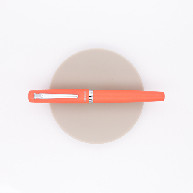 Platinum Procyon Fountain Pen Persimmon Orange