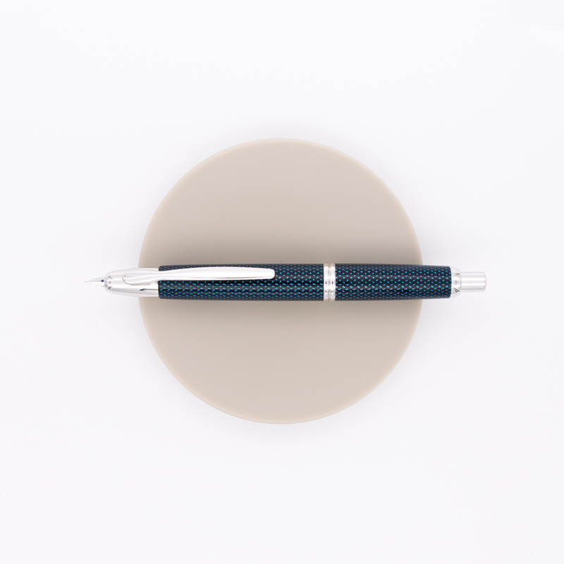 Pilot Capless Penna Stilografica Carbonesque Blu