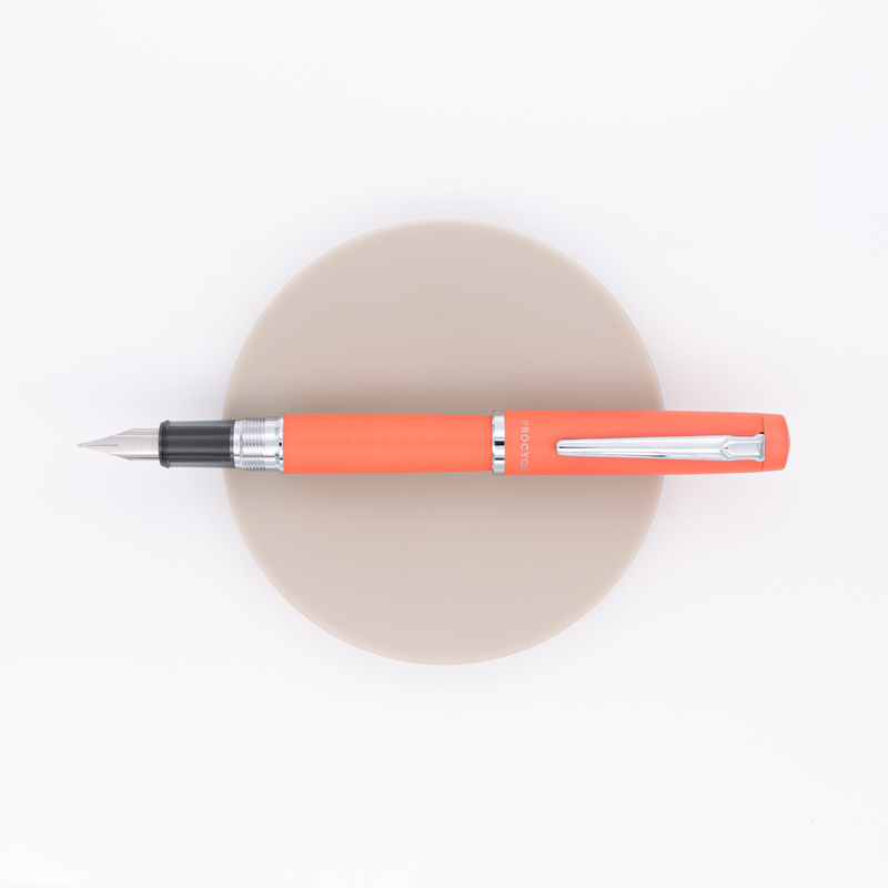 Platinum Procyon Fountain Pen Persimmon Orange