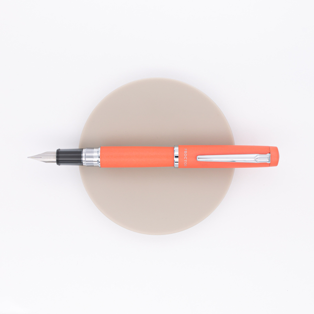 Platinum Procyon Fountain Pen Persimmon Orange