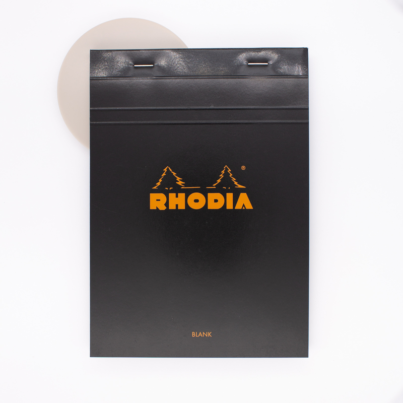 Rhodia Blocco n°16 A5 Blank Nero