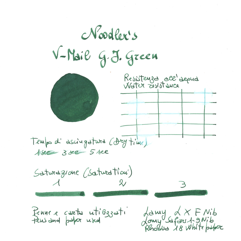 Noodler's V-Mail GI Green Inchiostro 3 oz