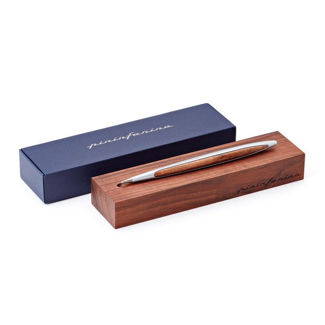 Pininfarina Cambiano Ethergraf Tip Stylus Aluminium & Walnut