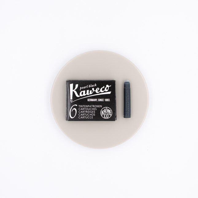 Kaweco Pearl Black 6 Ink Cartridges