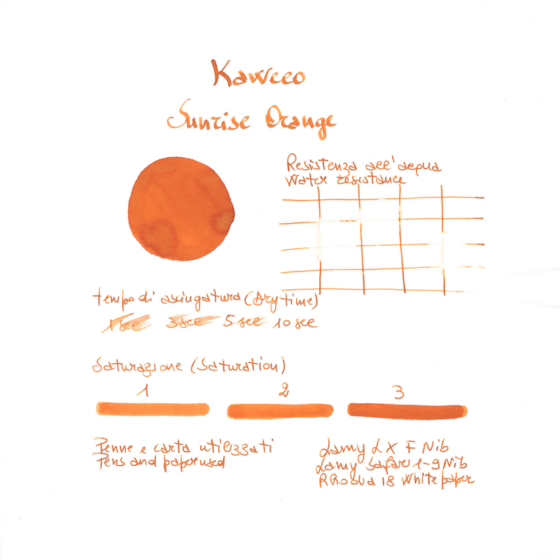 Kaweco Sunrise Orange Inchiostro 30 ml