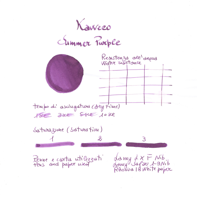 Kaweco Summer Purple Inchiostro 30 ml