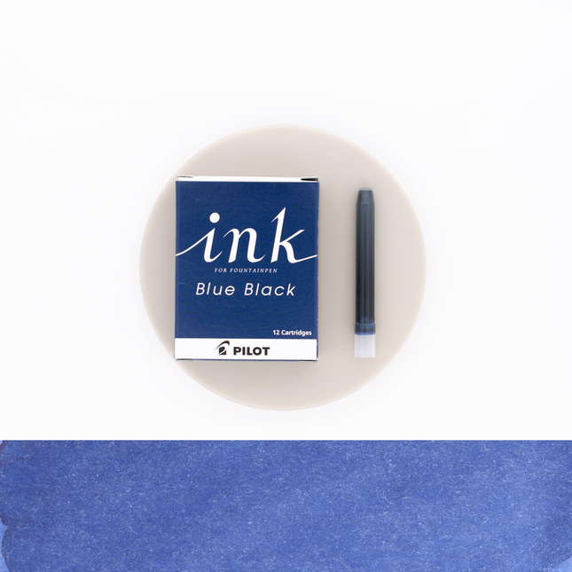 Pilot Blue Black 12 Cartucce