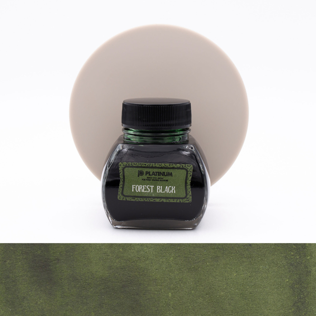 Platinum Classic Ink Forest Black Ink Bottle 60 ml