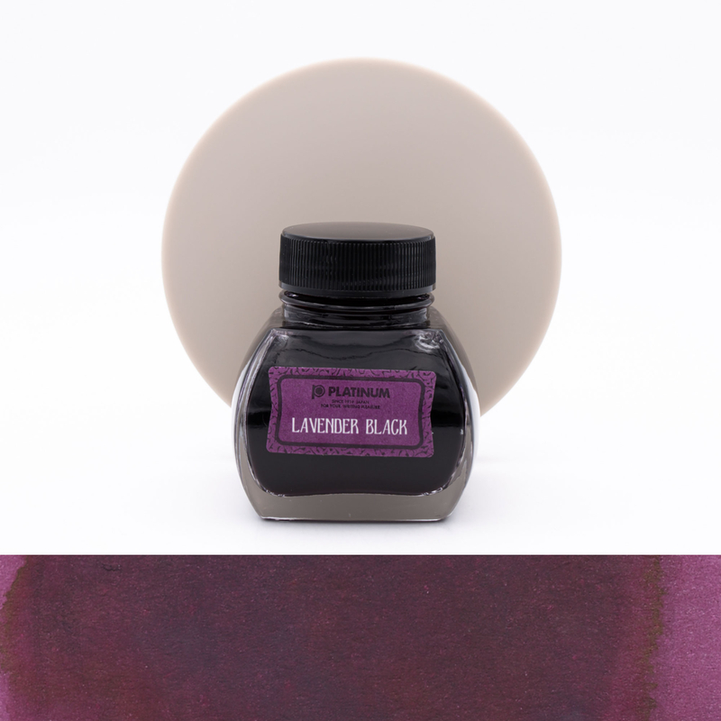 Platinum Classic Ink Lavender Black Ink Bottle 60 ml