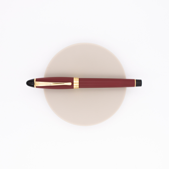 Aurora Ipsilon Satin Fountain Pen Red Rose Gold