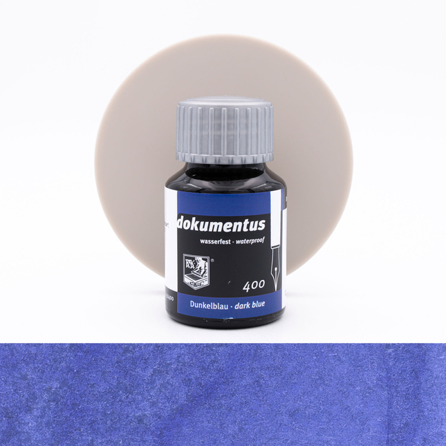 Rohrer & Klingner Dokumentus Blu Scuro Inchiostro 50 ml Indelebile